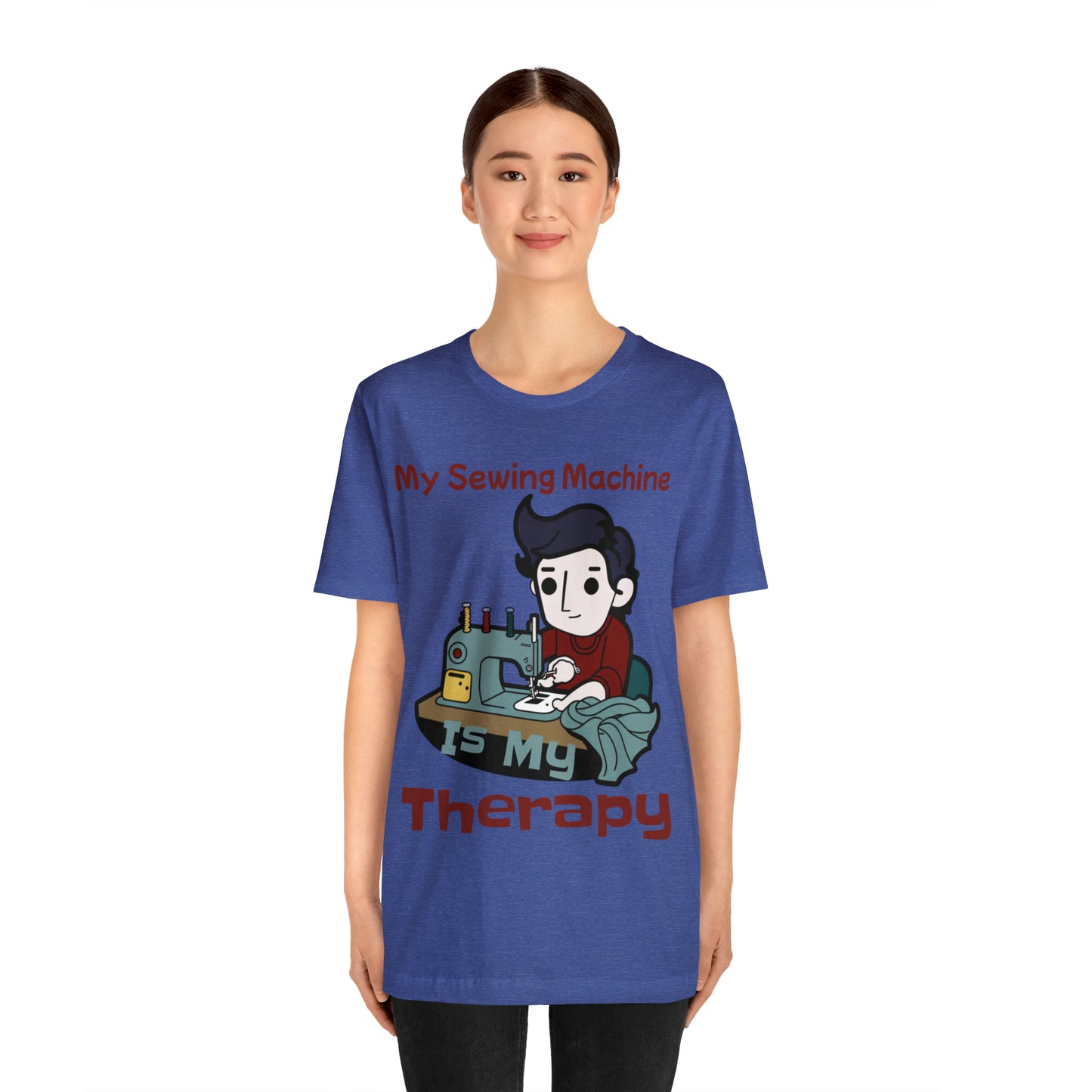 Sewing Machine Therapy: Finding Solace Through Stitches T-Shirt