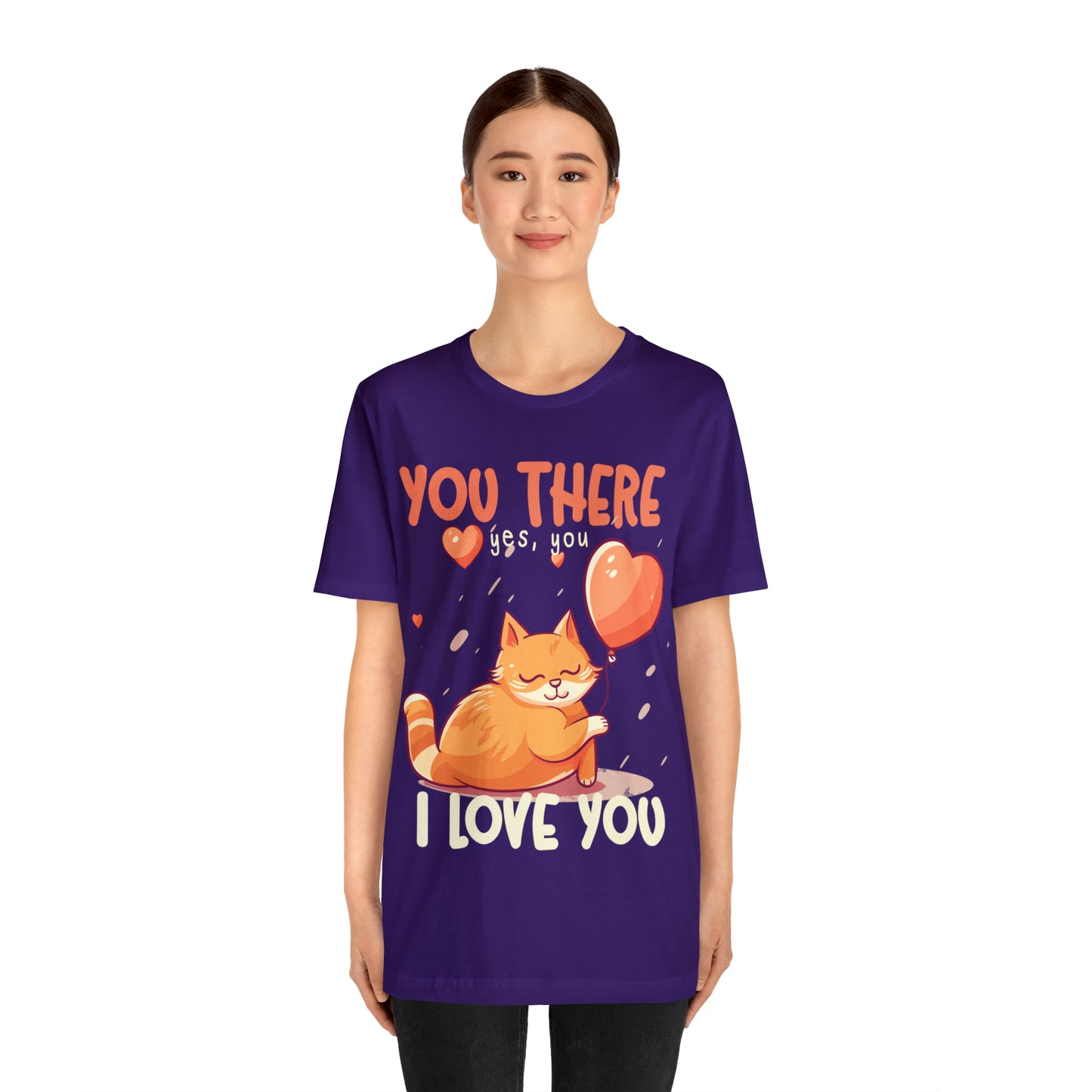 You There Yes, You I Love You Kitten Cat Lover Sleeping T-Shirt