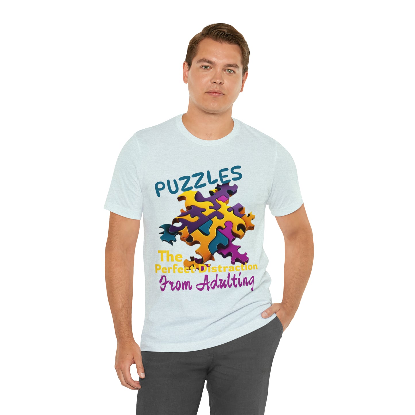 Puzzles The Perfect Distraction From Adulting Escapism T-Shirt