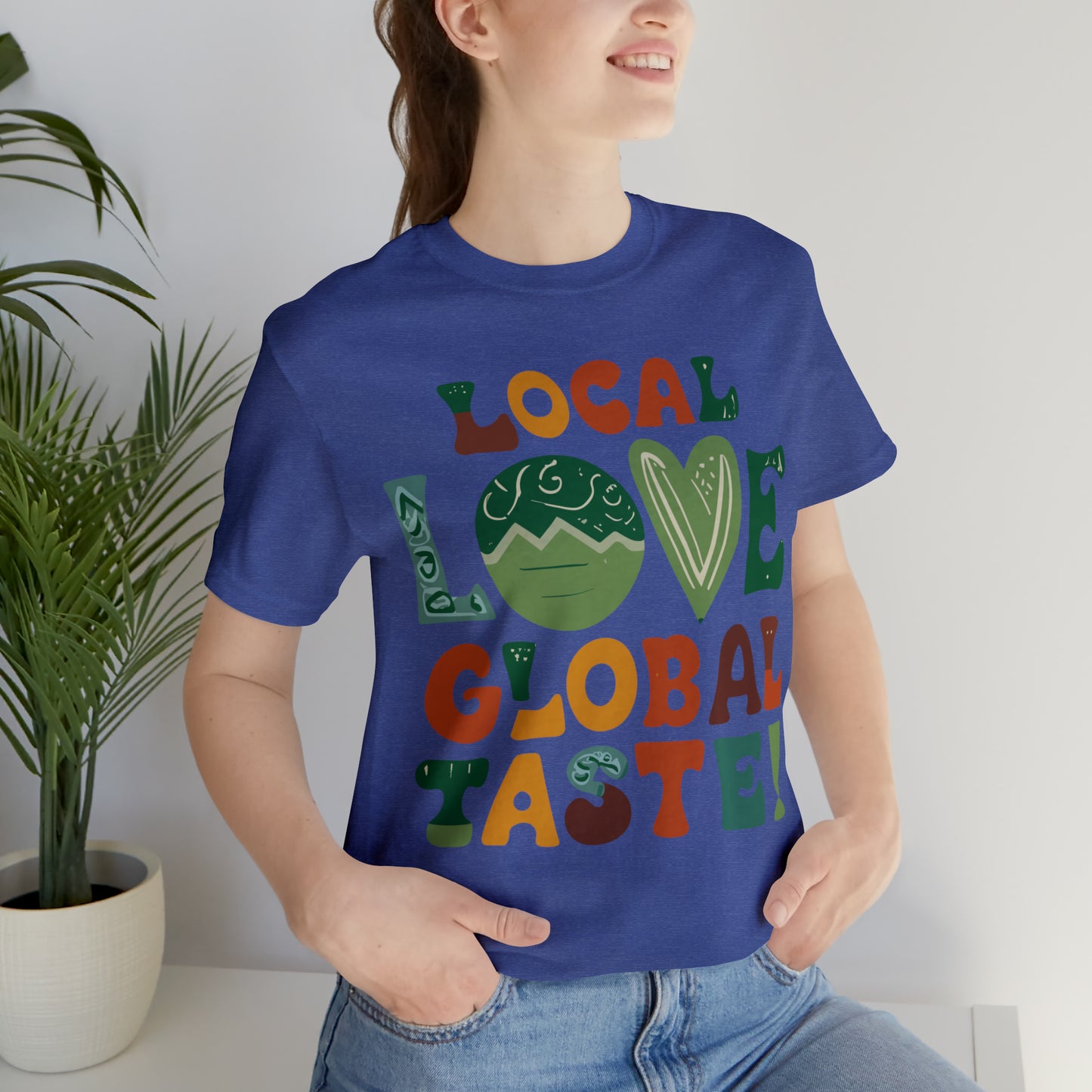 Local Love, Global Taste Culinary Farm-to-Table Cooking T-Shirt