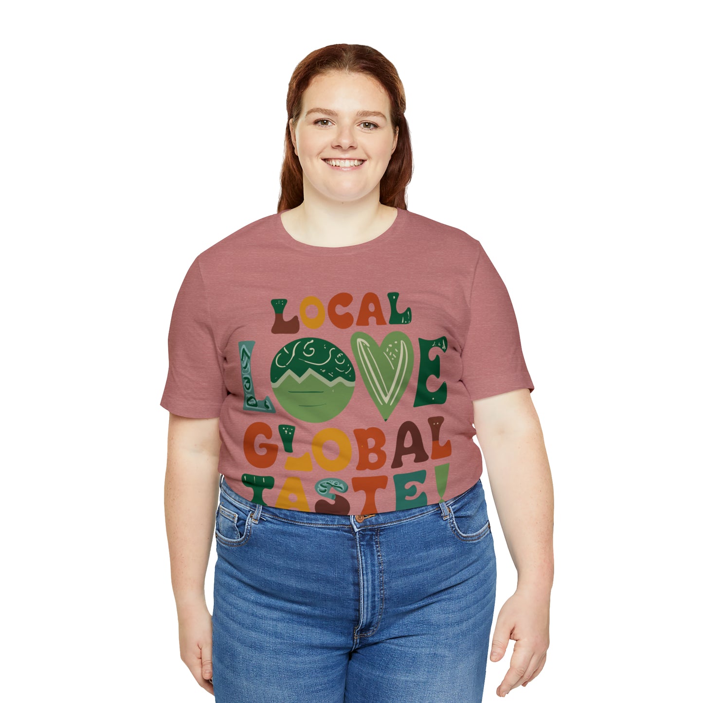 Local Love, Global Taste Culinary Farm-to-Table Cooking T-Shirt