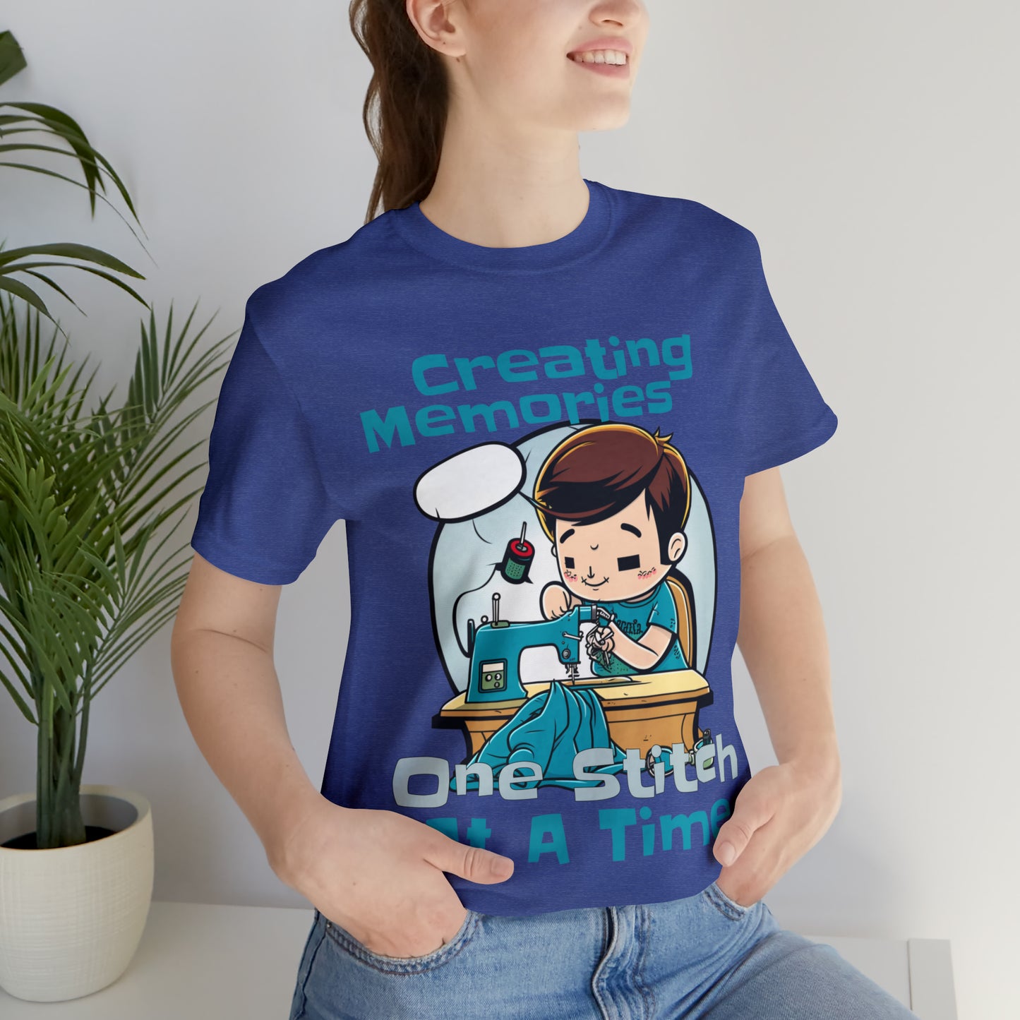 Creating Memories One Stitch At A Time Sewing Crafting T-Shirt