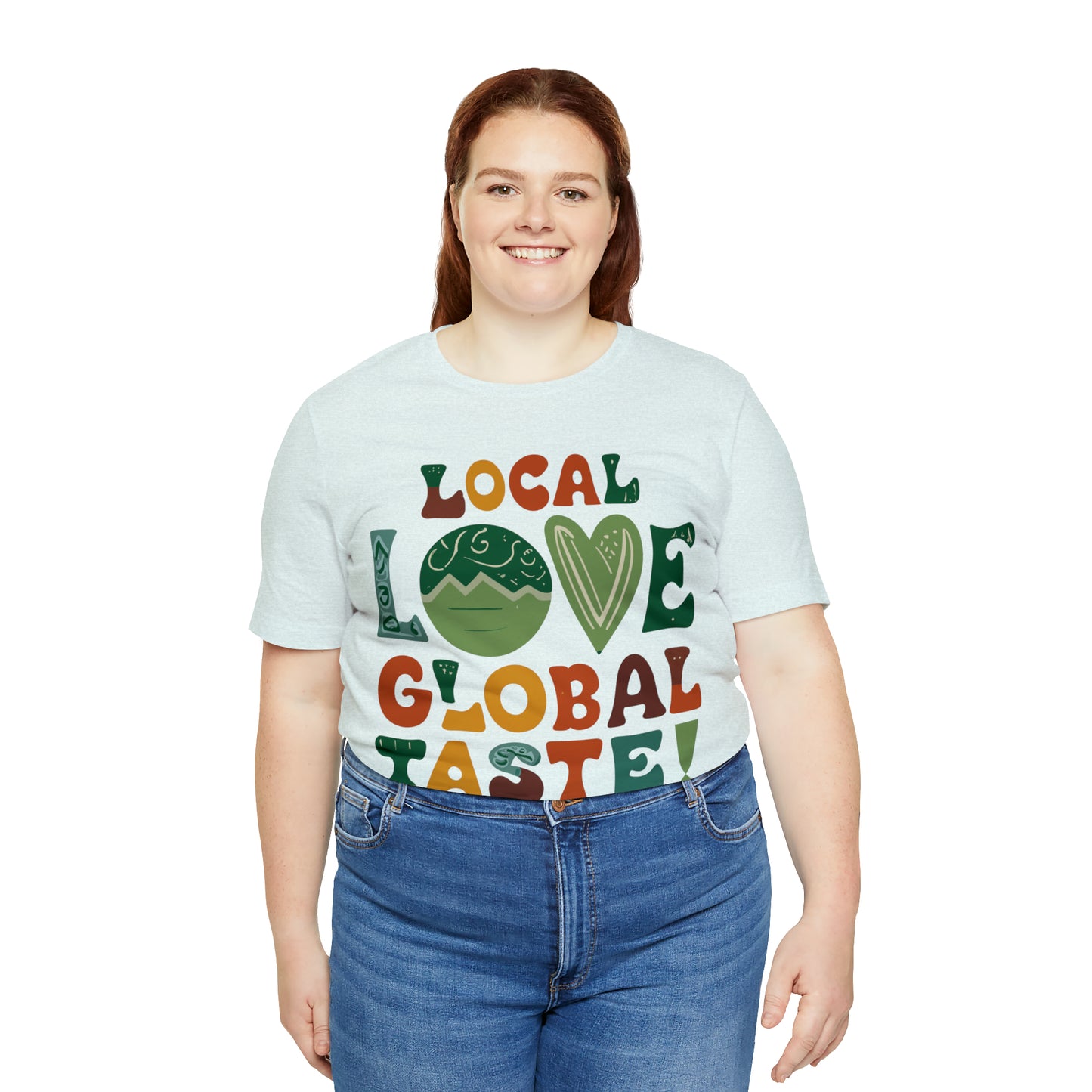 Local Love, Global Taste Culinary Farm-to-Table Cooking T-Shirt