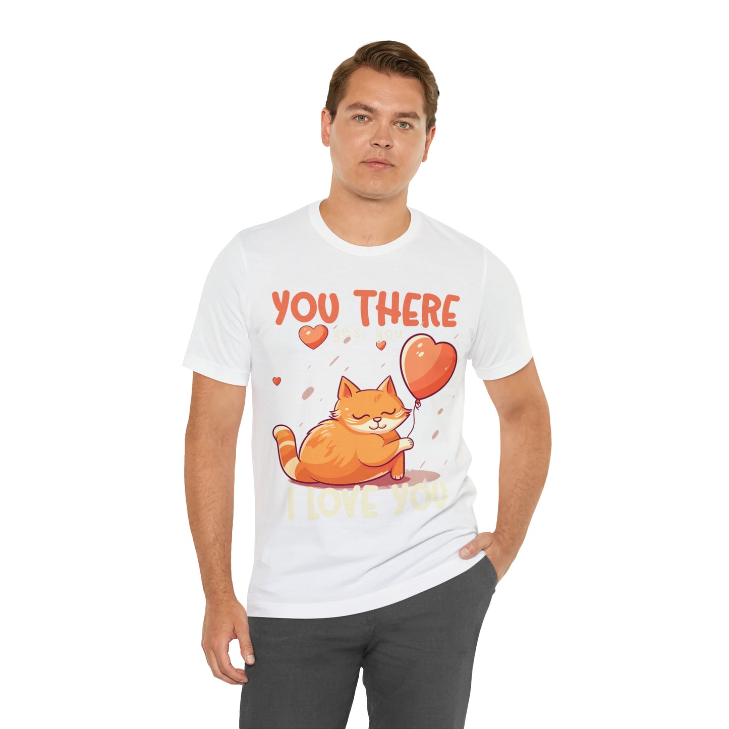 You There Yes, You I Love You Kitten Cat Lover Sleeping T-Shirt