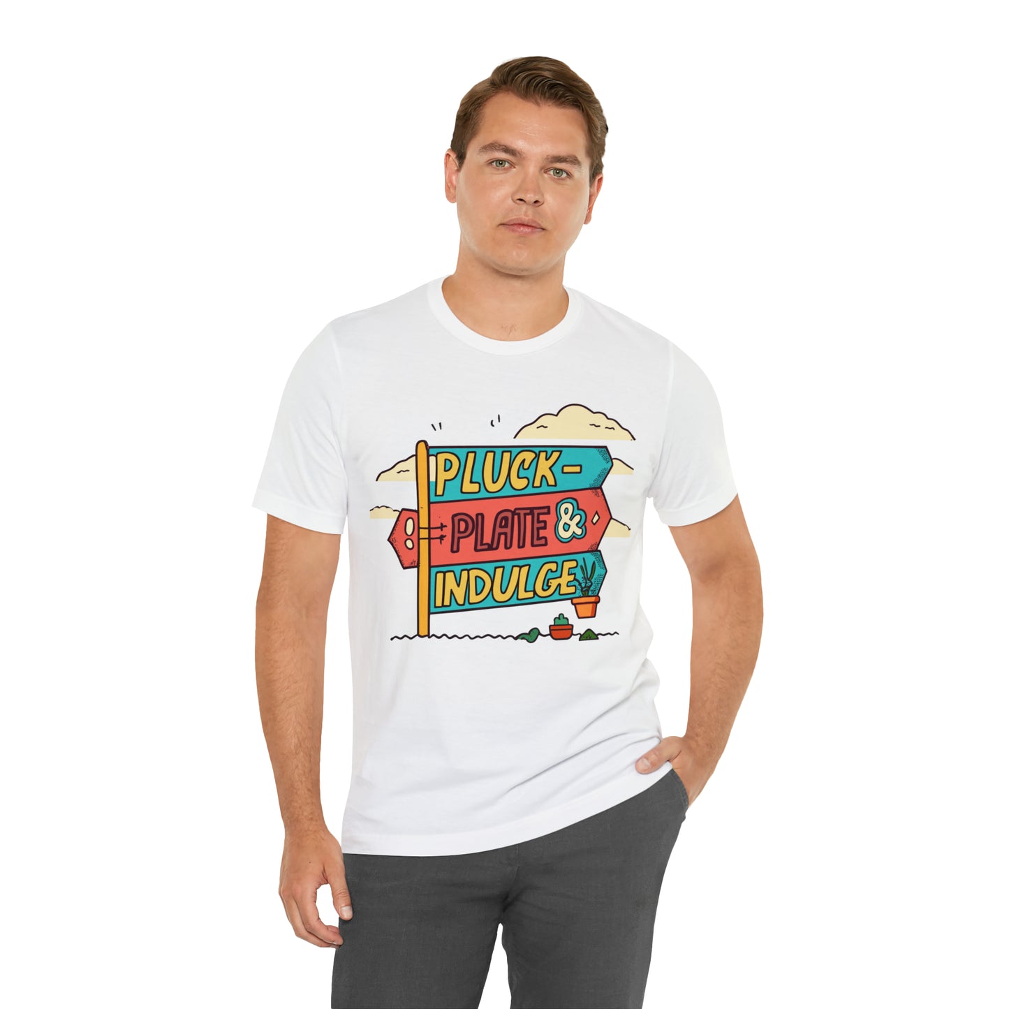 Pluck Plate & Indulge Farm-to-Table Culinary Delight T-Shirt